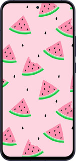 Силиконовый чехол Розовый арбуз для Oppo Reno13 5G - 4314u-3944 изображение 