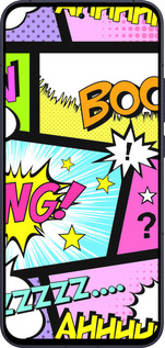 Силиконовый чехол Комикс 1 для Oppo Reno13 5G - 4407u-3944 изображение 