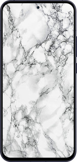 Силиконовый чехол Мрамор белый для Oppo Reno13 5G - 4480u-3944 изображение 