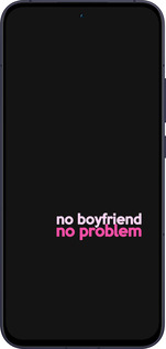 Силиконовый чехол no boyfriend no problem для Oppo Reno13 5G - 4549u-3944 изображение 