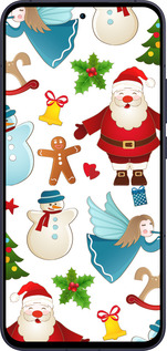 Силиконовый чехол Новогодний 1 для Oppo Reno13 5G - 4614u-3944 изображение 