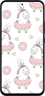 Силиконовый чехол Единорожки для Oppo Reno13 5G - 4659u-3944 изображение 