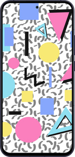 Силиконовый чехол Color shapes для Oppo Reno13 5G - 4893u-3944 изображение 
