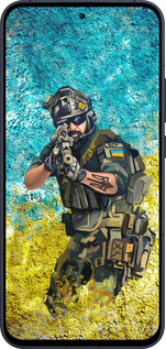 Силиконовый чехол Воин ЗСУ для Oppo Reno13 5G - 5311u-3944 изображение 