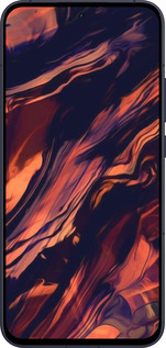 Силіконовий чехол Чорно-помаранчева абстракція для Oppo Reno13 5G - 5340u-3944 изображение 