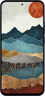 Силиконовый чехол Закат горы для Oppo Reno13 5G - 5434u-3944 изображение 