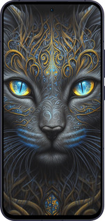 Силиконовый чехол Кошка для Oppo Reno13 5G - 5548u-3944 изображение 