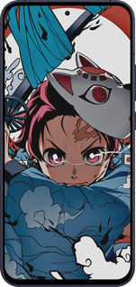 Силиконовый чехол Танджиро Камадо для Oppo Reno13 5G - 5574u-3944 изображение 