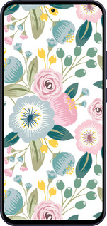 Силіконовий чехол Квіткові шпалери v2 для Oppo Reno13 5G - 5602u-3944 изображение 