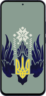 Силиконовый чехол Тризуб с крыльями для Oppo Reno13 5G - 5640u-3944 изображение 