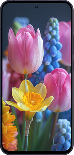 Силиконовый чехол Весенние цветы для Oppo Reno13 5G - 6058u-3944 изображение 