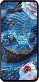 Силиконовый чехол Blue Snake для Oppo Reno13 5G - 6079u-3944 изображение 
