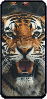 Силиконовый чехол Тигровое величие для Oppo Reno13 5G - 6080u-3944 изображение 