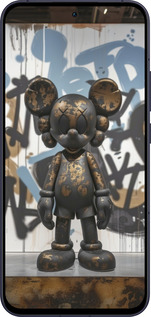 Силіконовий чехол Bronze kaws v2 для Oppo Reno13 5G - 6098u-3944 изображение 