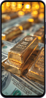 Силиконовый чехол Слитки и доллары для Oppo Reno13 5G - 6105u-3944 изображение 