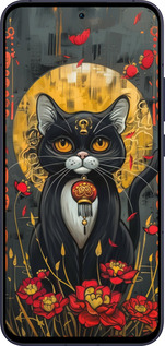 Силиконовый чехол China Cat для Oppo Reno13 5G - 6134u-3944 изображение 