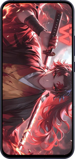 Силиконовый чехол Аниме воин для Oppo Reno13 5G - 6281u-3944 изображение 