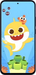 Силиконовый чехол Бейби Шарк для Oppo Reno13 5G - 6303u-3944 изображение 