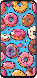 Силиконовый чехол Пончики для Oppo Reno13 5G - 6318u-3944 изображение 