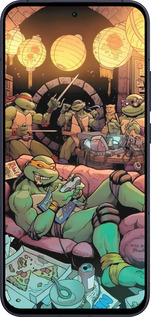 Силиконовый чехол Черепашки нинзя для Oppo Reno13 5G - 6346u-3944 изображение 