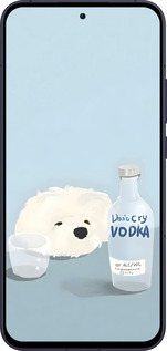 Силиконовый чехол Пес водка для Oppo Reno13 5G - 6368u-3944 изображение 