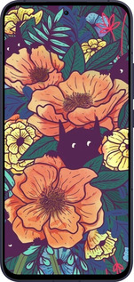 Силиконовый чехол С изображением полевых цветов для Oppo Reno13 5G - 6419u-3944 изображение 