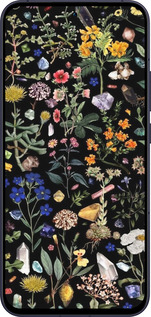 Силиконовый чехол С цветами для Oppo Reno13 5G - 6422u-3944 изображение 