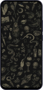 Силиконовый чехол Мистический коллаж с травами и магическими символами для Oppo Reno13 5G - 6428u-3944 изображение 