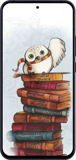 Силиконовый чехол Сова и книги для Oppo Reno13 5G - 6436u-3944 изображение 