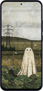 Силиконовый чехол Иллюстрация призрак в капусте для Oppo Reno13 5G - 6440u-3944 изображение 