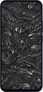 Силиконовый чехол Воронья ярость для Oppo Reno13 5G - 6474u-3944 изображение 