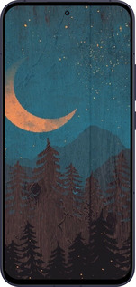 Силиконовый чехол Звездный лес для Oppo Reno13 5G - 6480u-3944 изображение 