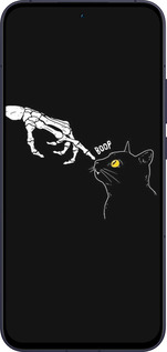 Силиконовый чехол Кошка для Oppo Reno13 5G - 6505u-3944 изображение 