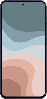 Силиконовый чехол С синими и розовыми волнами в стиле ретро для Oppo Reno13 5G - 6532u-3944 изображение 