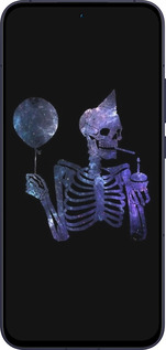 Силіконовий чехол Скелетне мистецтво для Oppo Reno13 5G - 6536u-3944 изображение 