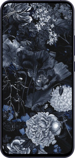 Силиконовый чехол Абстрактный цветочный рисунок в синих тонах для Oppo Reno13 5G - 6539u-3944 изображение 