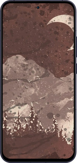 Силіконовий чехол із зображенням місячного пейзажу у нічному лісі для Oppo Reno13 5G - 6546u-3944 изображение 