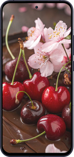 Силиконовый чехол Вишня в шоколаде для Oppo Reno13 5G - 6698u-3944 изображение 