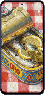 Силиконовый чехол Vintage Sardine Tin Phone для Oppo Reno13 5G - 6772u-3944 изображение 