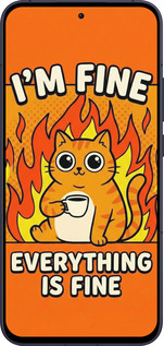 Силиконовый чехол Funny Cat для Oppo Reno13 5G - 6786u-3944 изображение 