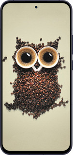 Силиконовый чехол Сова из кофе для Oppo Reno13 5G - 777u-3944 изображение 