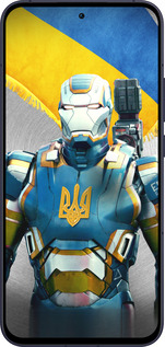 Силиконовый чехол Украинский киборг для Oppo Reno13 5G - 980u-3944 изображение 