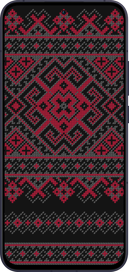 Силиконовый чехол Вышиванка 52 для Oppo Reno13 5G - 1763u-3944 изображение 