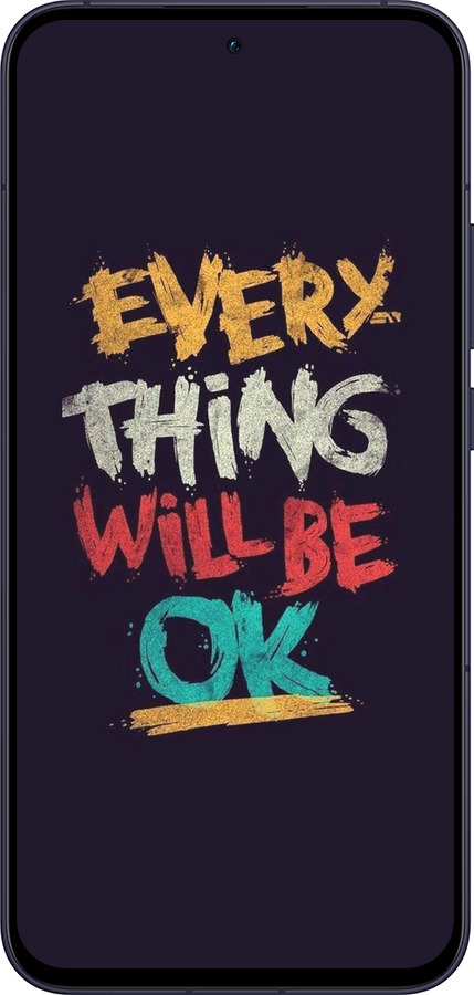 Силиконовый чехол Все будет хорошо для Oppo Reno13 5G - 4068u-3944 изображение 