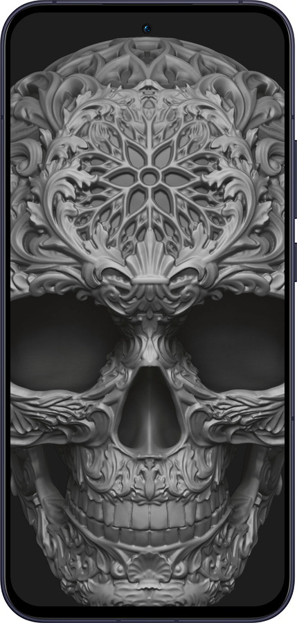 Силиконовый чехол skull-ornament для Oppo Reno13 5G - 4101u-3944 изображение 