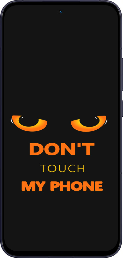Силиконовый чехол Don't touch the phone для Oppo Reno13 5G - 4261u-3944 изображение 