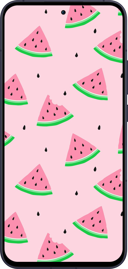 Силиконовый чехол Розовый арбуз для Oppo Reno13 5G - 4314u-3944 изображение 