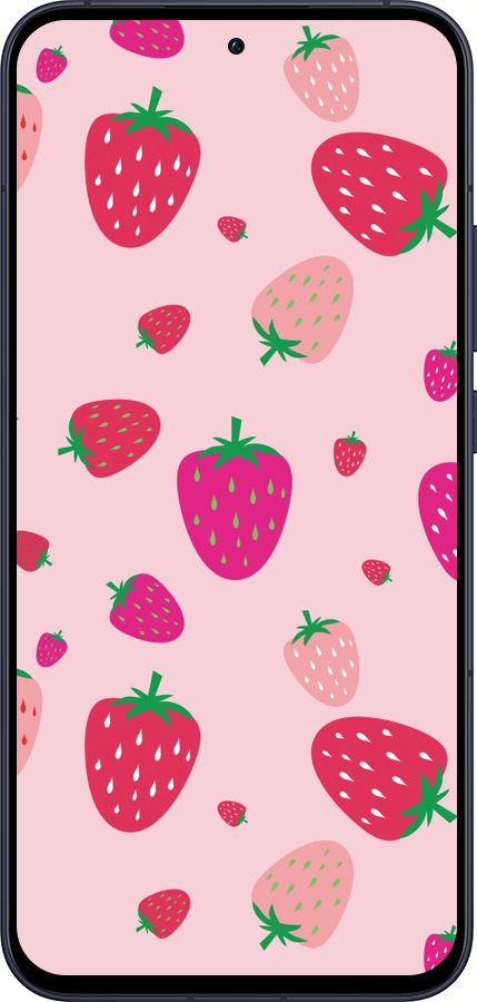 Силиконовый чехол Клубнички для Oppo Reno13 5G - 4332u-3944 изображение 