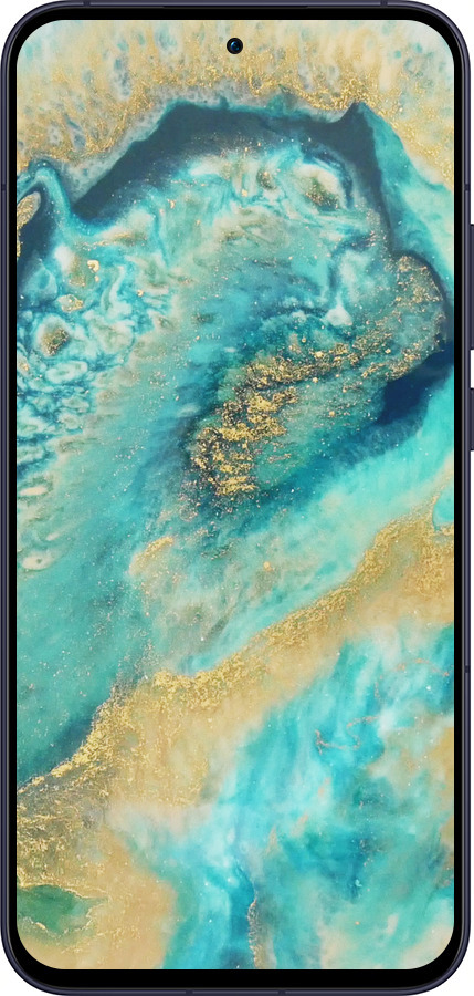 Силиконовый чехол Green marble для Oppo Reno13 5G - 4365u-3944 изображение 