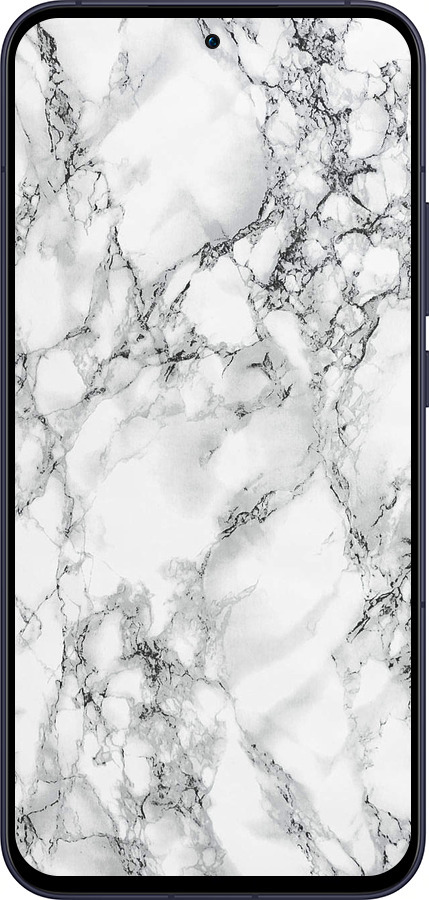 Силиконовый чехол Мрамор белый для Oppo Reno13 5G - 4480u-3944 изображение 